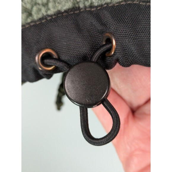 Columbia Jacket Men Large Green Sherpa Fleece Lined Full Zip Windbreaker - Picture 12 of 16